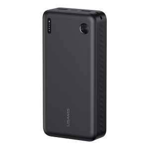 USAMS power bank CD254, 2x θύρες εξόδου, 20000mAh, 10W, μαύρο | Αξεσουάρ κινητών | elabstore.gr