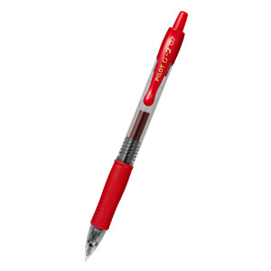 PILOT στυλό διαρκείας gel G-2, 0.7mm, 14cm, κόκκινο | Αναλώσιμα - Είδη Γραφείου | elabstore.gr