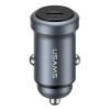 USAMS φορτιστής αυτοκινήτου CC321, USB-C, 30W, γκρι | Αξεσουάρ κινητών | elabstore.gr