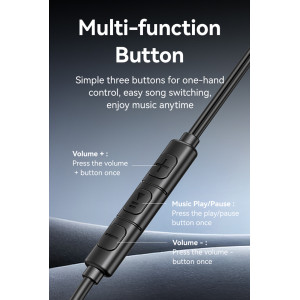 USAMS earphones με μικρόφωνο US-SJ758, USB-C σύνδεση, μεταλλικά, 1.2m, γκρι | eLabstore.gr USAMS earphones με μικρόφωνο US-SJ758, USB-C σύνδεση, μεταλλικά, 1.2m, γκρι | Αξεσουάρ κινητών | elabstore.gr