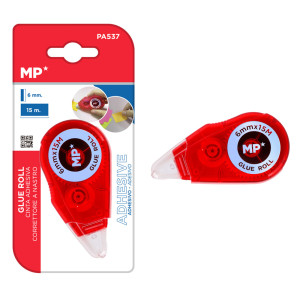 MP διορθωτική ταινία PA537, 6mm x 15m, κόκκινη | Αναλώσιμα - Είδη Γραφείου | elabstore.gr