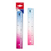 MP πλαστικός χάρακας PL019-2, 8"/20cm, διάφανος/πολύχρωμος | Αναλώσιμα - Είδη Γραφείου | elabstore.gr
