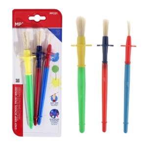 ARTIX PAINTS σετ παιδικών πινέλων ζωγραφικής PP221, διάφορα χρώματα, 3τμχ | Αναλώσιμα - Είδη Γραφείου | elabstore.gr