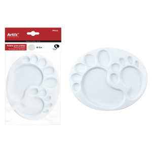 ARTIX PAINTS παιδική πλαστική παλέτα PP414, 14.5x18cm | Αναλώσιμα - Είδη Γραφείου | elabstore.gr