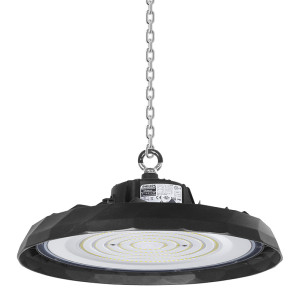 POWERTECH LED φωτιστικό καμπάνα PT-1531, 100W, 6500K, Φ30x11cm, IP65, μαύρο | Φωτισμός | elabstore.gr