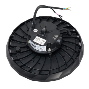 POWERTECH LED φωτιστικό καμπάνα PT-1531, 100W, 6500K, Φ30x11cm, IP65, μαύρο | Φωτισμός | elabstore.gr