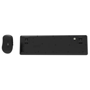 POWERTECH set ασύρματο ποντίκι & πληκτρολόγιο PT-1540, 2.4GHz & Bluetooth, αθόρυβο, μαύρο | Συνοδευτικά PC | elabstore.gr