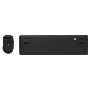 POWERTECH set ασύρματο ποντίκι & πληκτρολόγιο PT-1541, 2.4GHz, αθόρυβο, μαύρο | Συνοδευτικά PC | elabstore.gr