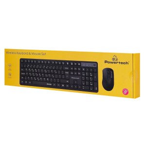 POWERTECH set ασύρματο ποντίκι & πληκτρολόγιο PT-1541, 2.4GHz, αθόρυβο, μαύρο | eLabstore.gr POWERTECH set ασύρματο ποντίκι & πληκτρολόγιο PT-1541, 2.4GHz, αθόρυβο, μαύρο | Συνοδευτικά PC | elabstore.gr