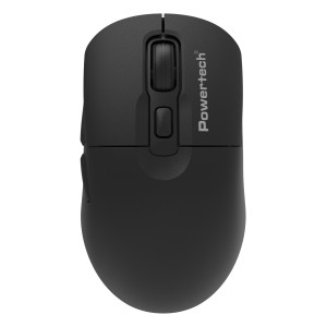 POWERTECH ασύρματο ποντίκι PT-1542, 2.4GHz, έως 5000DPI, αθόρυβο, μαύρο | Συνοδευτικά PC | elabstore.gr