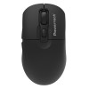 POWERTECH ασύρματο ποντίκι PT-1543, 2.4GHz & Bluetooth, έως 2400DPI, αθόρυβο, μαύρο | Συνοδευτικά PC | elabstore.gr
