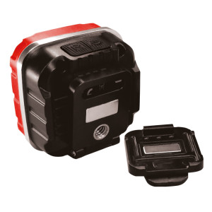 POWERTECH LED φακός κεφαλής PT-1548, 4 σε 1, επαναφορτιζόμενος, 950lm, IP64, κόκκινος | Φωτισμός | elabstore.gr