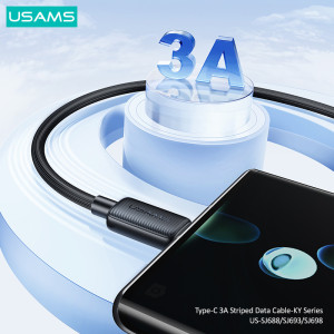 USAMS καλώδιο USB-C σε USB US-SJ693, 3A, 480Mbps, 2m, μαύρο | eLabstore.gr USAMS καλώδιο USB-C σε USB US-SJ693, 3A, 480Mbps, 2m, μαύρο | Καλώδια - Αντάπτορες | elabstore.gr