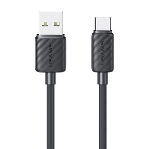 USAMS καλώδιο USB-C σε USB US-SJ693, 3A, 480Mbps, 2m, μαύρο | Καλώδια - Αντάπτορες | elabstore.gr