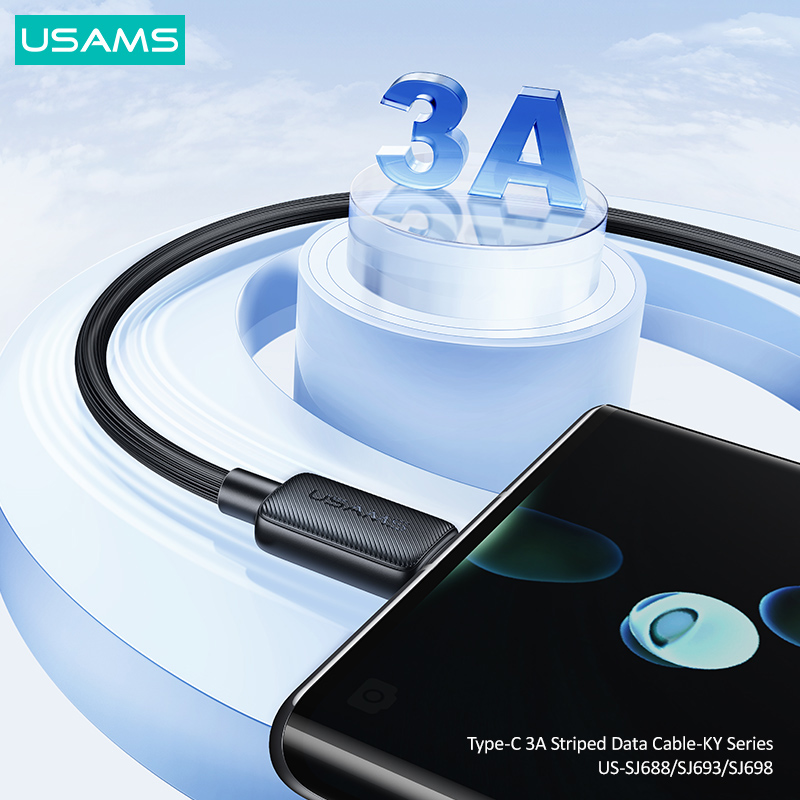 USAMS καλώδιο USB-C σε USB US-SJ693, 3A, 480Mbps, 2m, λευκό | eLabstore.gr USAMS καλώδιο USB-C σε USB US-SJ693, 3A, 480Mbps, 2m, λευκό | Καλώδια - Αντάπτορες | elabstore.gr