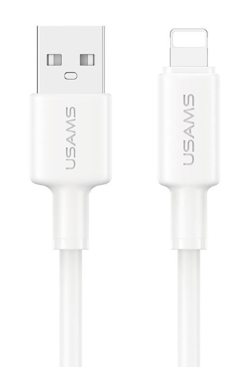 USAMS καλώδιο Lightning σε USB SJ762, 2.4A 12W, 480Mbps, 1m, λευκό | eLabstore.gr USAMS καλώδιο Lightning σε USB SJ762, 2.4A 12W, 480Mbps, 1m, λευκό | Καλώδια - Αντάπτορες | elabstore.gr