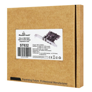 POWERTECH κάρτα επέκτασης PCIe σε 2x USB & 2x USB-C ST632, 5Gbps, NEC D720201 | eLabstore.gr POWERTECH κάρτα επέκτασης PCIe σε 2x USB & 2x USB-C ST632, 5Gbps, NEC D720201 | PC & Αναβάθμιση | elabstore.gr
