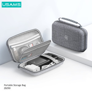 USAMS θήκη οργάνωσης αξεσουάρ US-ZB290, 22x13x7.8cm, γκρι | Προσωπική Φροντίδα | elabstore.gr