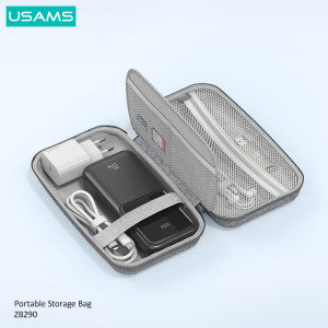 USAMS θήκη οργάνωσης αξεσουάρ US-ZB290, 22x13x7.8cm, γκρι | Προσωπική Φροντίδα | elabstore.gr