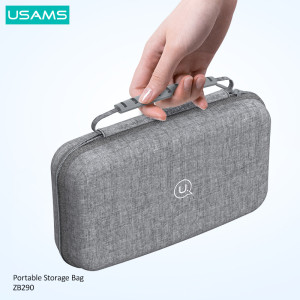 USAMS θήκη οργάνωσης αξεσουάρ US-ZB290, 22x13x7.8cm, γκρι | Προσωπική Φροντίδα | elabstore.gr