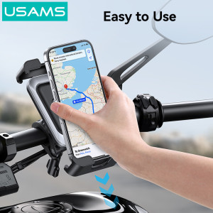 USAMS βάση ποδηλάτου για smartphone ZJ082, μαύρη | eLabstore.gr USAMS βάση ποδηλάτου για smartphone ZJ082, μαύρη | Αξεσουάρ κινητών | elabstore.gr