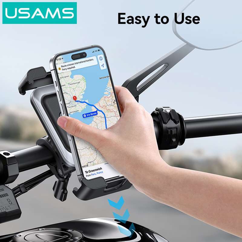 USAMS βάση ποδηλάτου για smartphone ZJ082, μαύρη | eLabstore.gr USAMS βάση ποδηλάτου για smartphone ZJ082, μαύρη | Αξεσουάρ κινητών | elabstore.gr