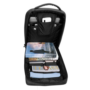 ARCTIC HUNTER τσάντα πλάτης 1701L με θήκη laptop 15.6", USB, 17L, μαύρη | Προσωπική Φροντίδα | elabstore.gr