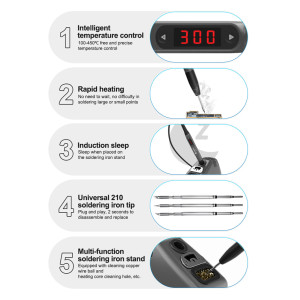 SUNSHINE σταθμός κόλλησης 210 Pro με κολλητήρι, 110W, 100~450 °C | eLabstore.gr SUNSHINE σταθμός κόλλησης 210 Pro με κολλητήρι, 110W, 100~450 °C | Εργαλεία | elabstore.gr