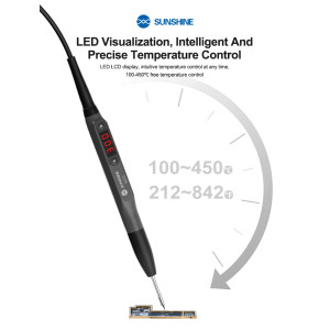SUNSHINE σταθμός κόλλησης 210 Pro με κολλητήρι, 110W, 100~450 °C | eLabstore.gr SUNSHINE σταθμός κόλλησης 210 Pro με κολλητήρι, 110W, 100~450 °C | Εργαλεία | elabstore.gr