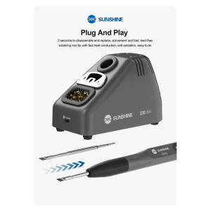 SUNSHINE σταθμός κόλλησης 210 Pro με κολλητήρι, 110W, 100~450 °C | eLabstore.gr SUNSHINE σταθμός κόλλησης 210 Pro με κολλητήρι, 110W, 100~450 °C | eLabstore.gr