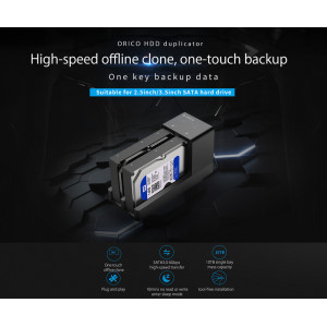 ORICO docking station για 2.5" ή 3.5" SATA HDD/SSD 6528US3-C, 2 θέσεων, 5Gbps, clone function, μαύρο | eLabstore.gr ORICO docking station για 2.5" ή 3.5" SATA HDD/SSD 6528US3-C, 2 θέσεων, 5Gbps, clone function, μαύρο | Συνοδευτικά PC | elabstore.gr