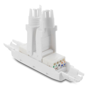 DELOCK σύνδεσμος LSA 91126, CAT 6A unshielded, tool-free, λευκός | Καλώδια - Αντάπτορες | elabstore.gr