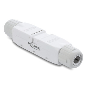 DELOCK σύνδεσμος LSA 91126, CAT 6A unshielded, tool-free, λευκός | Καλώδια - Αντάπτορες | elabstore.gr