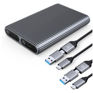 ORICO θήκη για 2x M.2 NVME SSD AM2C3-2N, 10Gbps, tool free, γκρι | Συνοδευτικά PC | elabstore.gr