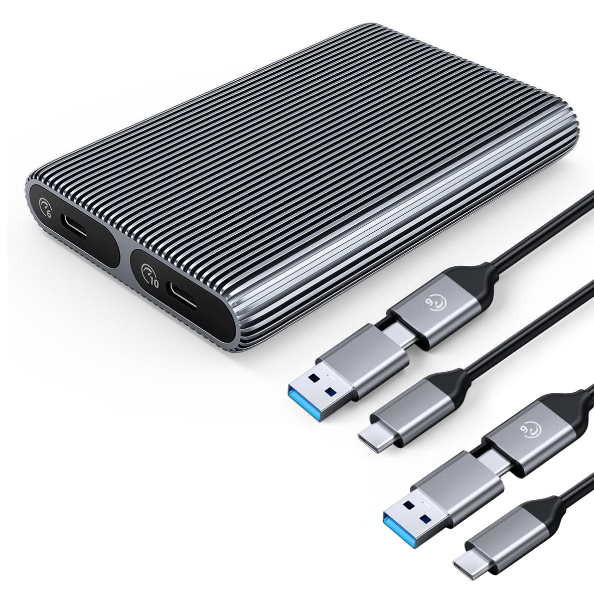 ORICO θήκη για 2x M.2 NVME SSD AM2C3-2N, 10Gbps, tool free, γκρι | eLabstore.gr ORICO θήκη για 2x M.2 NVME SSD AM2C3-2N, 10Gbps, tool free, γκρι | Συνοδευτικά PC | elabstore.gr