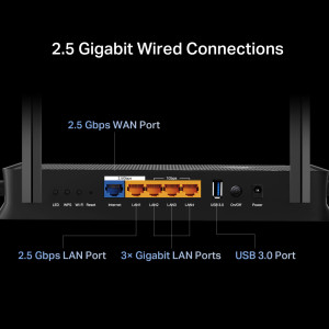 TP-LINK router Archer BE230, WiFi 7, 3600Mbps BE3600, Dual Band, V2.0 | Δικτυακά | elabstore.gr
