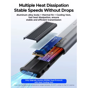 ORICO θήκη για M.2 NVME/NGFF SSD AXM2S-G2, 10Gbps, tool free, γκρι | eLabstore.gr ORICO θήκη για M.2 NVME/NGFF SSD AXM2S-G2, 10Gbps, tool free, γκρι | Συνοδευτικά PC | elabstore.gr
