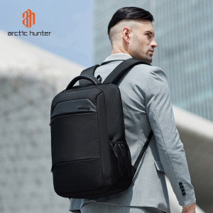 ARCTIC HUNTER τσάντα πλάτης B00111 με θήκη laptop 15.6", 20L, μαύρη | Προσωπική Φροντίδα | elabstore.gr