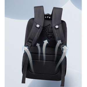 ARCTIC HUNTER τσάντα πλάτης B00111 με θήκη laptop 15.6", 20L, μαύρη | Προσωπική Φροντίδα | elabstore.gr
