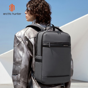 ARCTIC HUNTER τσάντα πλάτης B00872 με θήκη laptop 15.6", 14.5L, γκρι | Προσωπική Φροντίδα | elabstore.gr