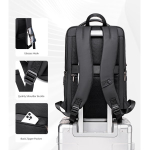 ARCTIC HUNTER τσάντα πλάτης B00872 με θήκη laptop 15.6", 14.5L, γκρι | eLabstore.gr