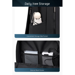 ARCTIC HUNTER τσάντα πλάτης B00915 με θήκη laptop 15.6", USB, 20L, μαύρη | Προσωπική Φροντίδα | elabstore.gr