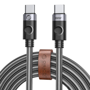 ORICO καλώδιο USB-C C2CZ, 100W, 480Mbps, 1m, μαύρο | Καλώδια - Αντάπτορες | elabstore.gr