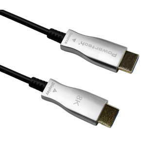 POWERTECH καλώδιο HDMI 2.1 CAB-H193 με Ethernet, 8K/60Hz, 48 Gbps, 10m, μαύρο | Καλώδια - Αντάπτορες | elabstore.gr