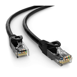 POWERTECH καλώδιο δικτύου CAB-N402, Cat 6 U/UTP, CCA, 250Hz, 0.5m, μαύρο | Καλώδια - Αντάπτορες | elabstore.gr