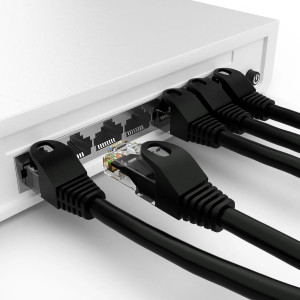 POWERTECH καλώδιο δικτύου CAB-N454, Cat 5e U/UTP, CCA, 100Hz, 1.5m, μαύρο | Καλώδια - Αντάπτορες | elabstore.gr