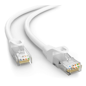 POWERTECH καλώδιο δικτύου CAB-N455, Cat 5e U/UTP, CCA, 100Hz, 1.5m, λευκό | Καλώδια - Αντάπτορες | elabstore.gr
