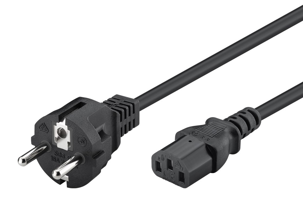 POWERTECH καλώδιο τροφοδοσίας CAB-P048, 3x 0.75mm², copper, 1m, μαύρο | eLabstore.gr POWERTECH καλώδιο τροφοδοσίας CAB-P048, 3x 0.75mm², copper, 1m, μαύρο | Καλώδια - Αντάπτορες | elabstore.gr