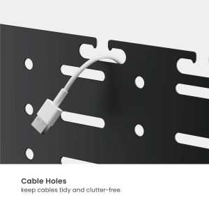 BRATECK cable management γραφείου CC11-20-1, μεταλλικό, 384x63x307mm, μαύρο | eLabstore.gr BRATECK cable management γραφείου CC11-20-1, μεταλλικό, 384x63x307mm, μαύρο | Αναλώσιμα - Είδη Γραφείου | elabstore.gr
