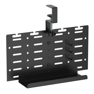 BRATECK cable management γραφείου CC11-20-1, μεταλλικό, 384x63x307mm, μαύρο | Αναλώσιμα - Είδη Γραφείου | elabstore.gr